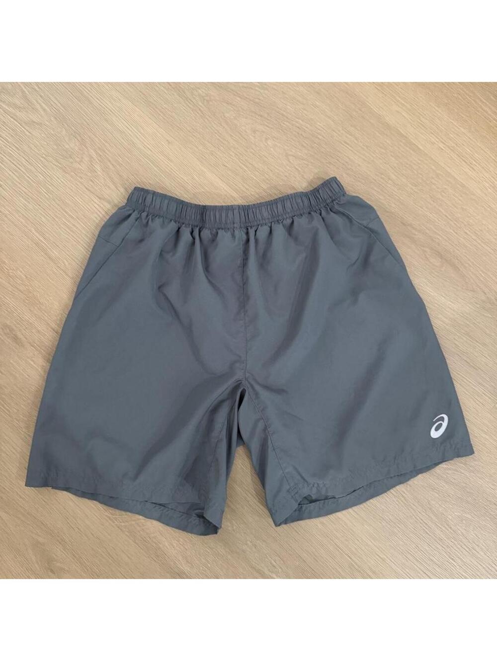 ASICS Dark Grey Woven Athletic Shorts Medium